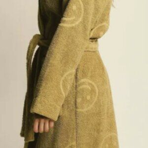 HAPPY PLACE | Poolside Smiley Terry Bathrobe Women's Size L